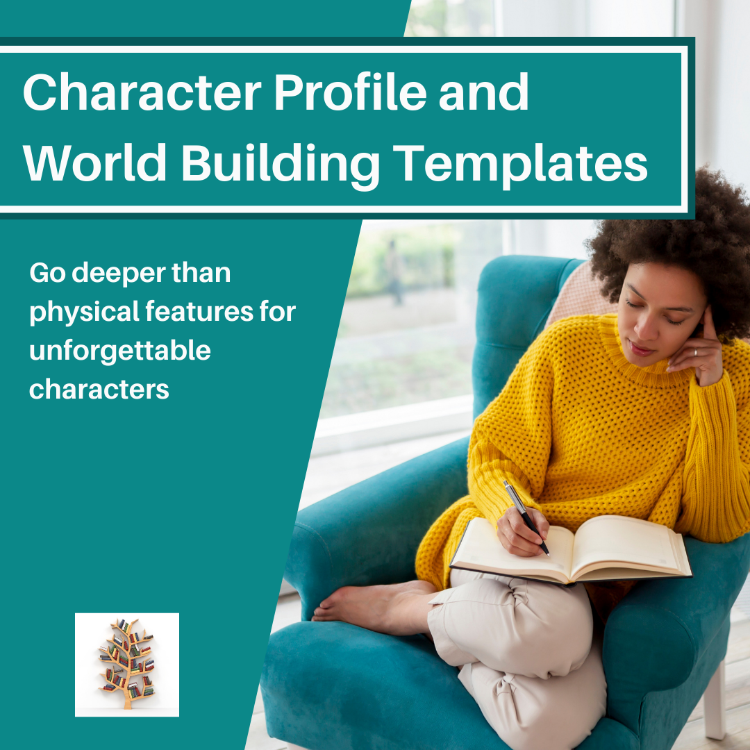Character profile and world building templates for authors